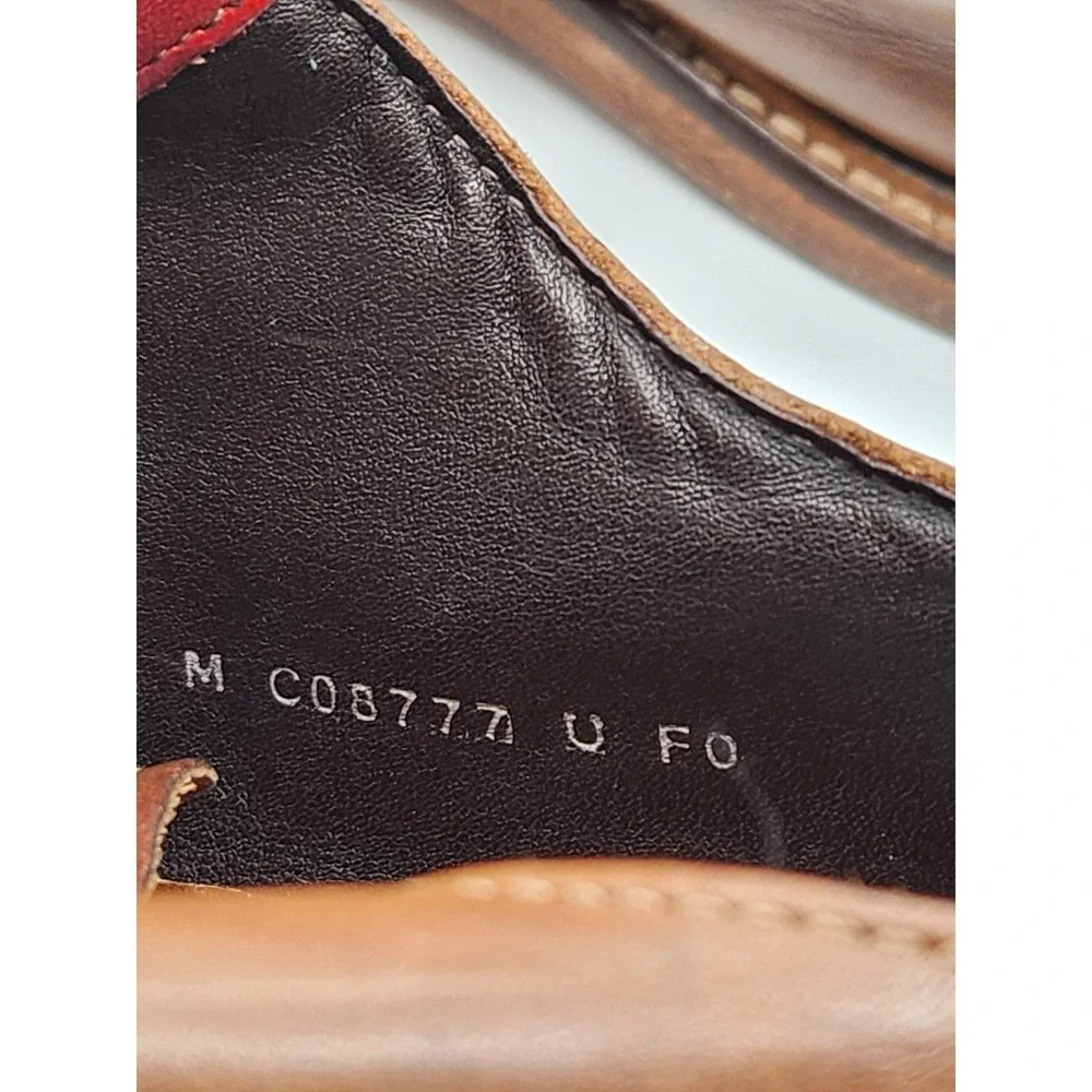 Cole Rood & Haan Co. Shoes Mens Size 11 Brown Leather Derby Lace Up Dress C08777